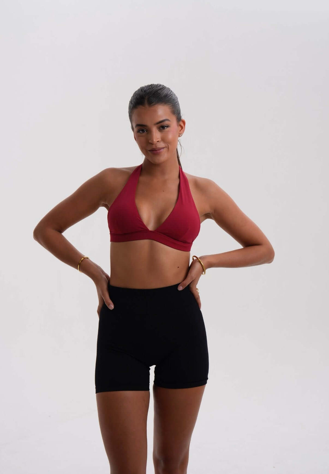 Jen Halter Burgundy - Kitty Activewear