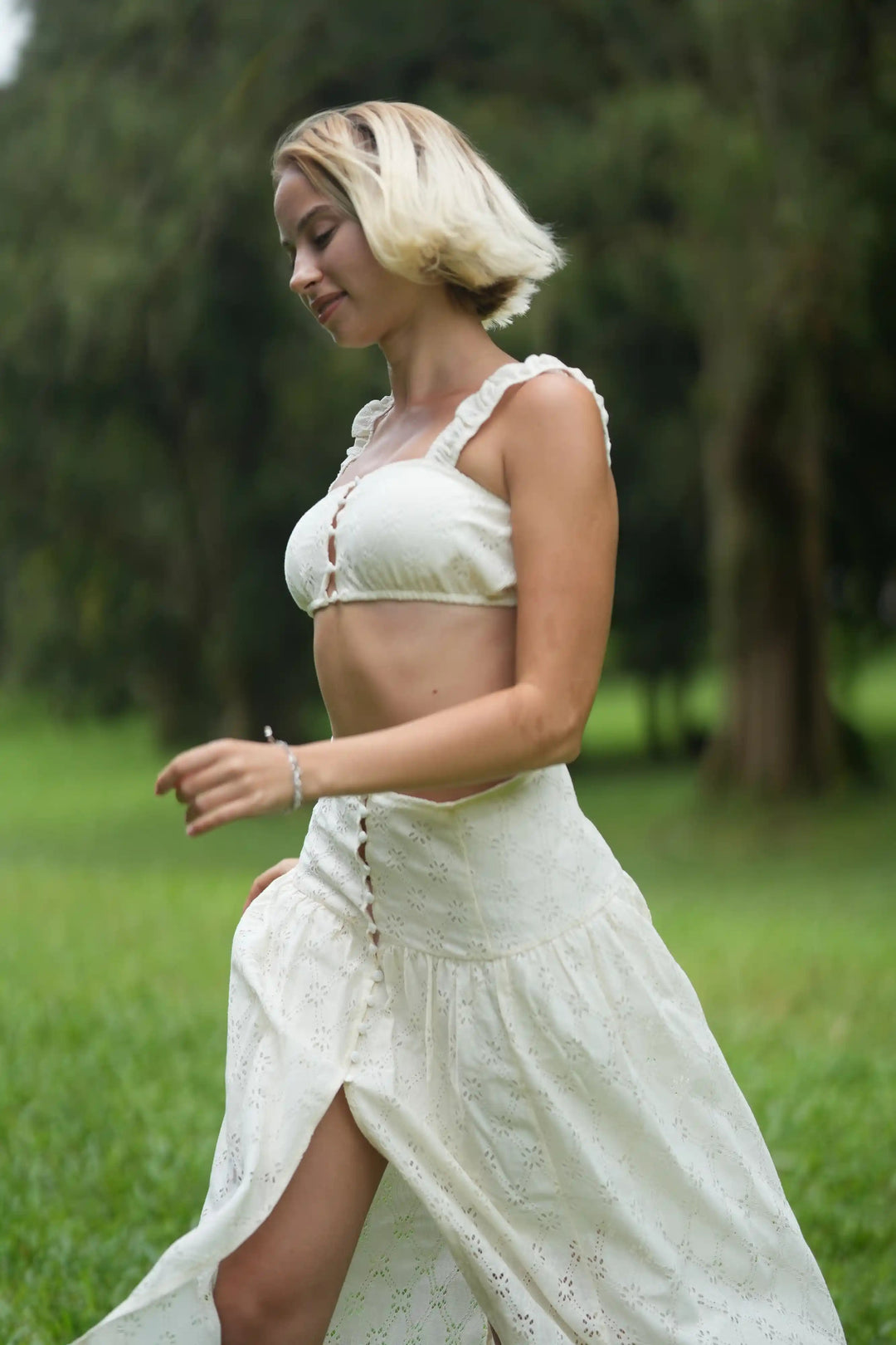 Positano Eyelet Skirt Kitty Activewear