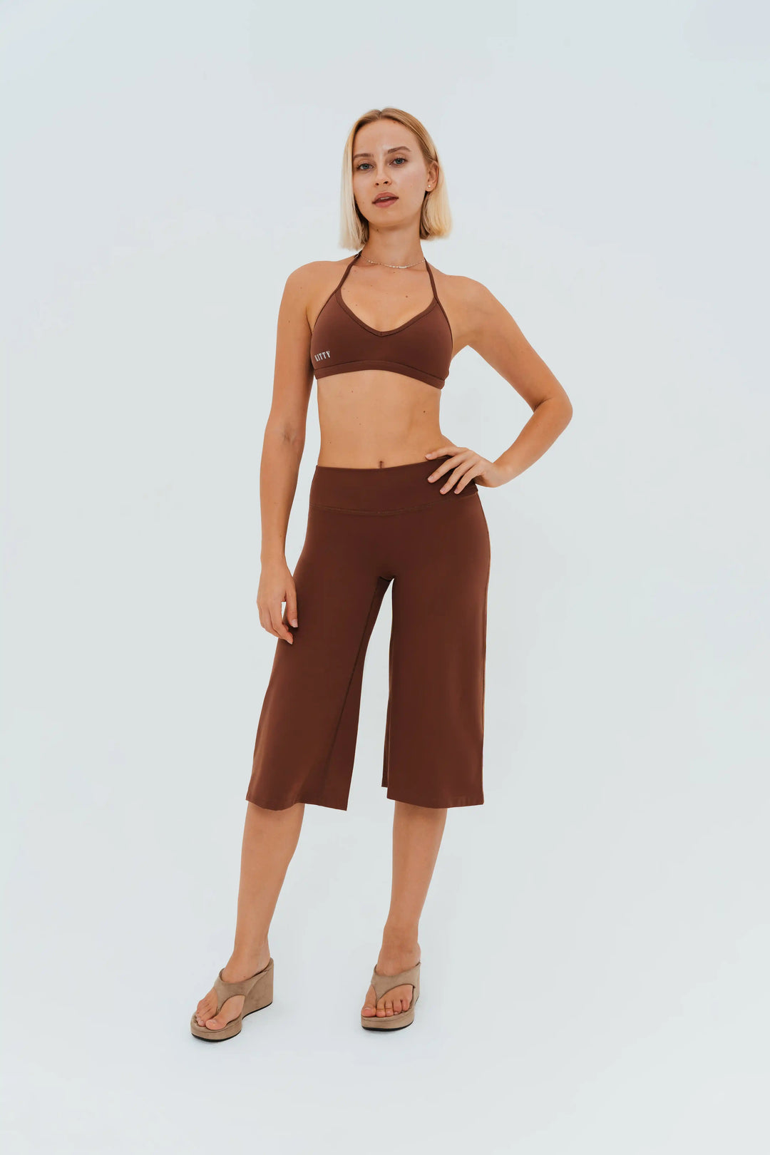 Sculpt Capri Flare Pants