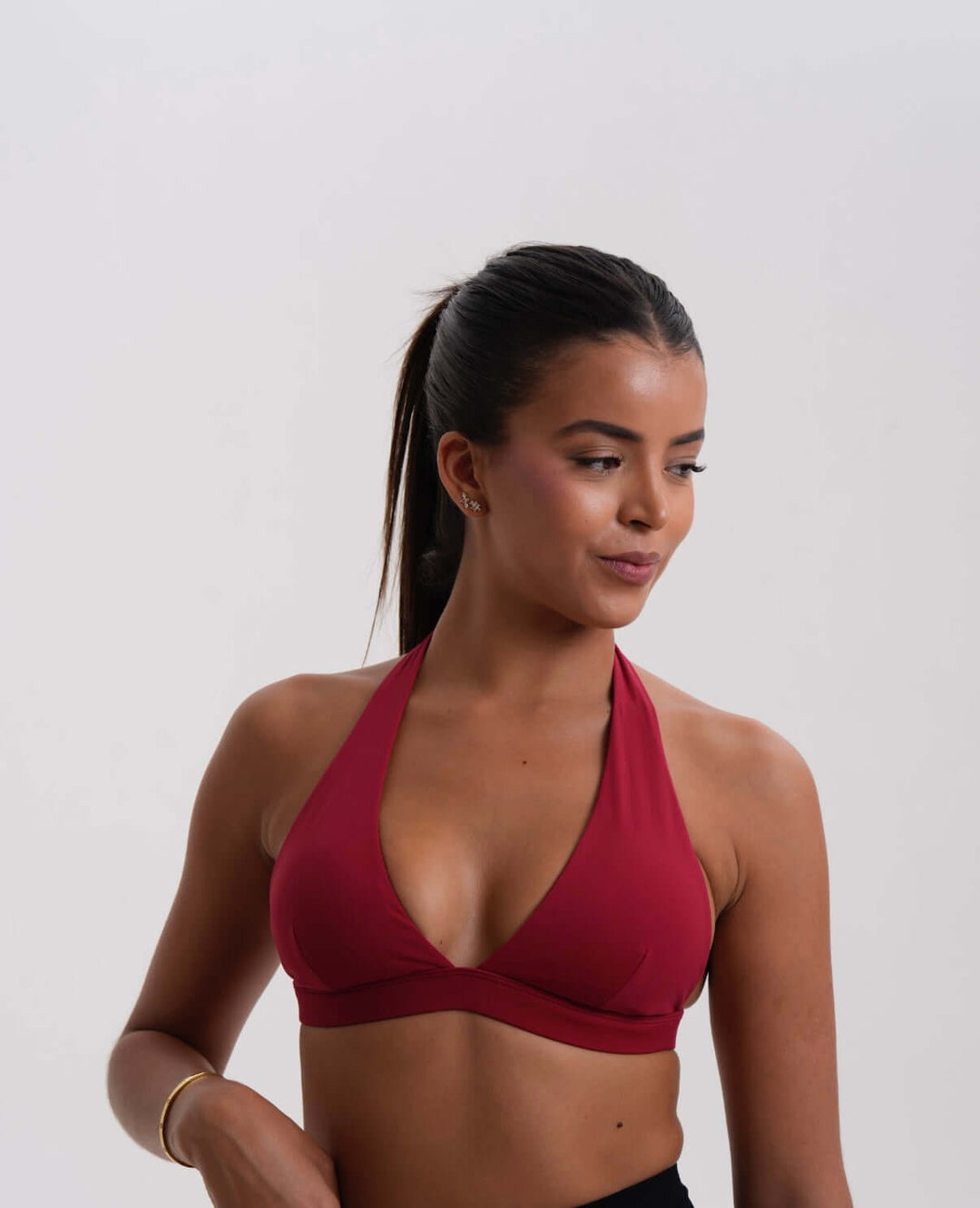 Jen Halter Burgundy - Kitty Activewear