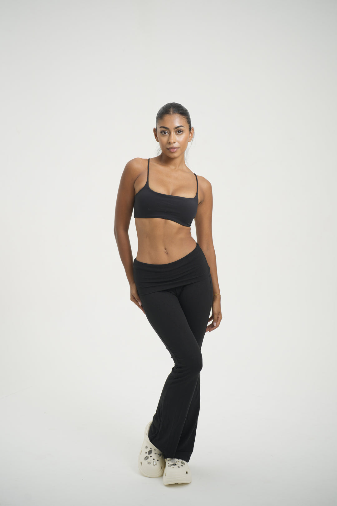 Fold Over Flare Pant