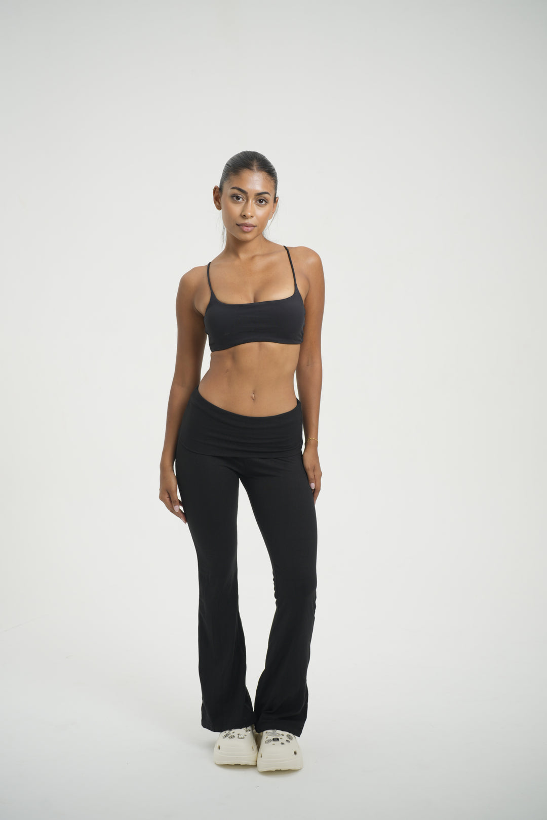 Fold Over Flare Pant