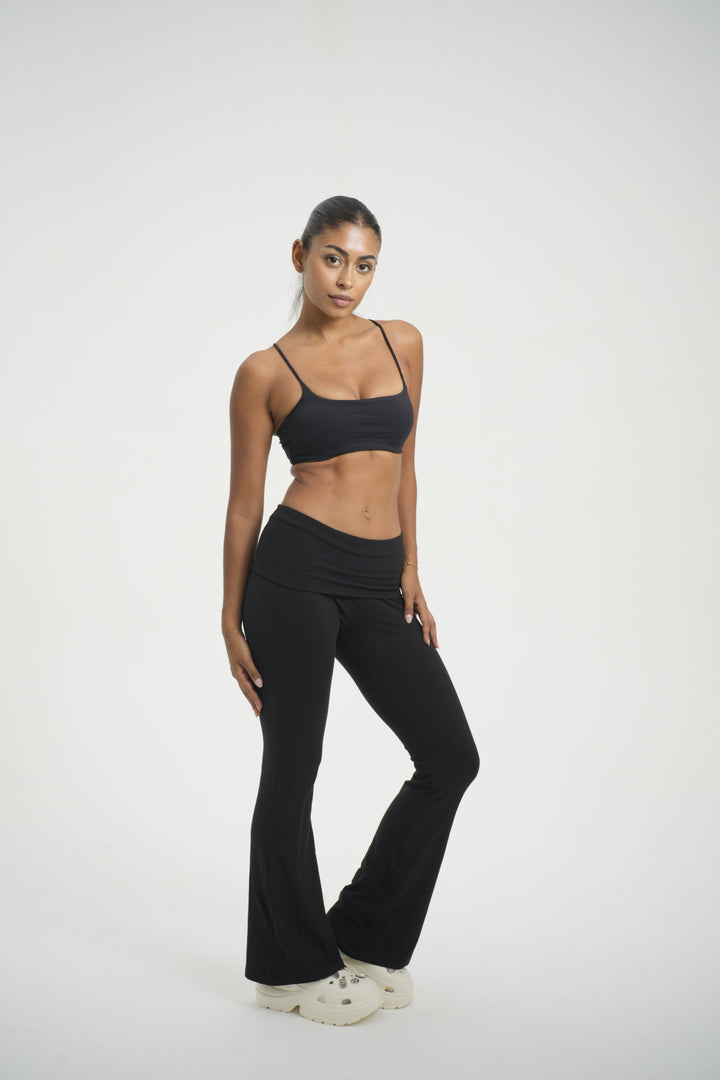 Fold Over Flare Pant