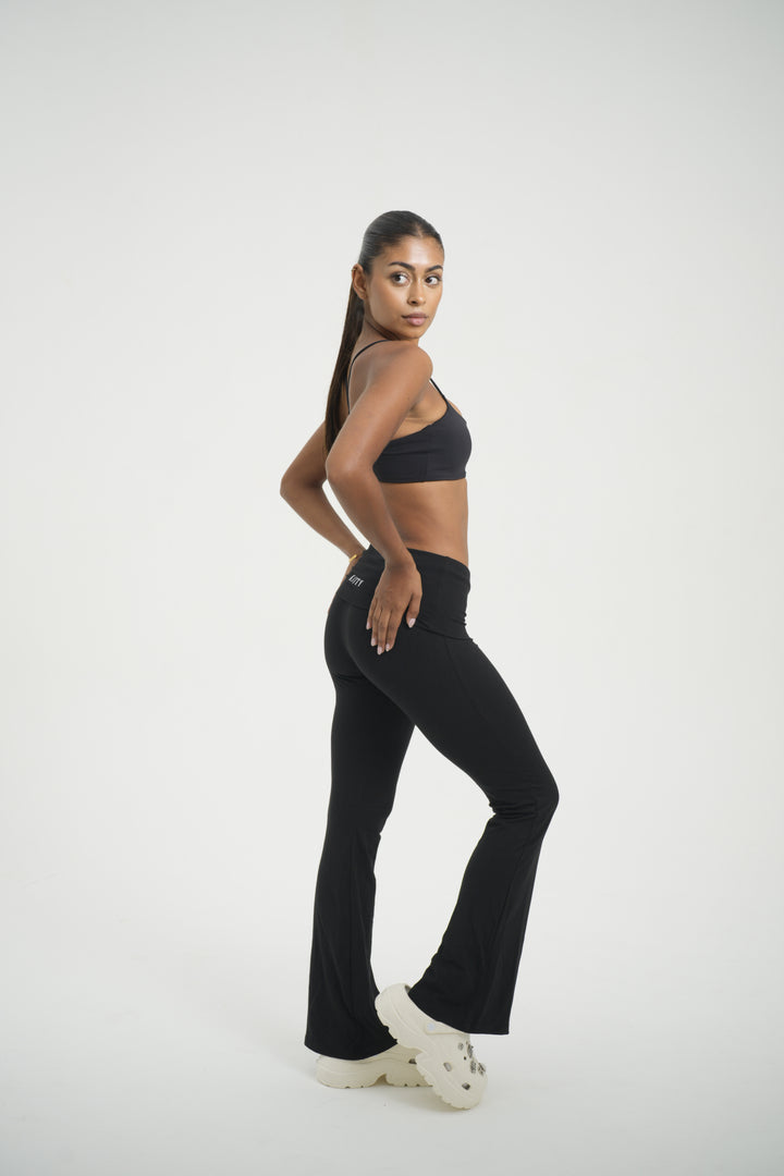 Fold Over Flare Pant