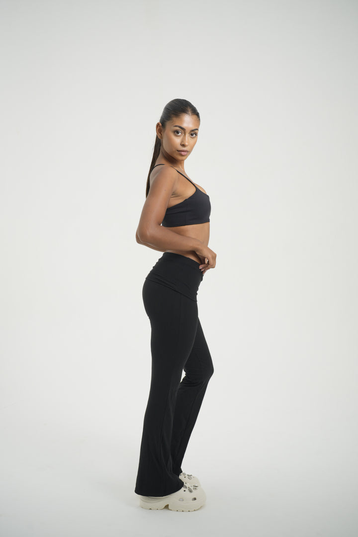 Fold Over Flare Pant