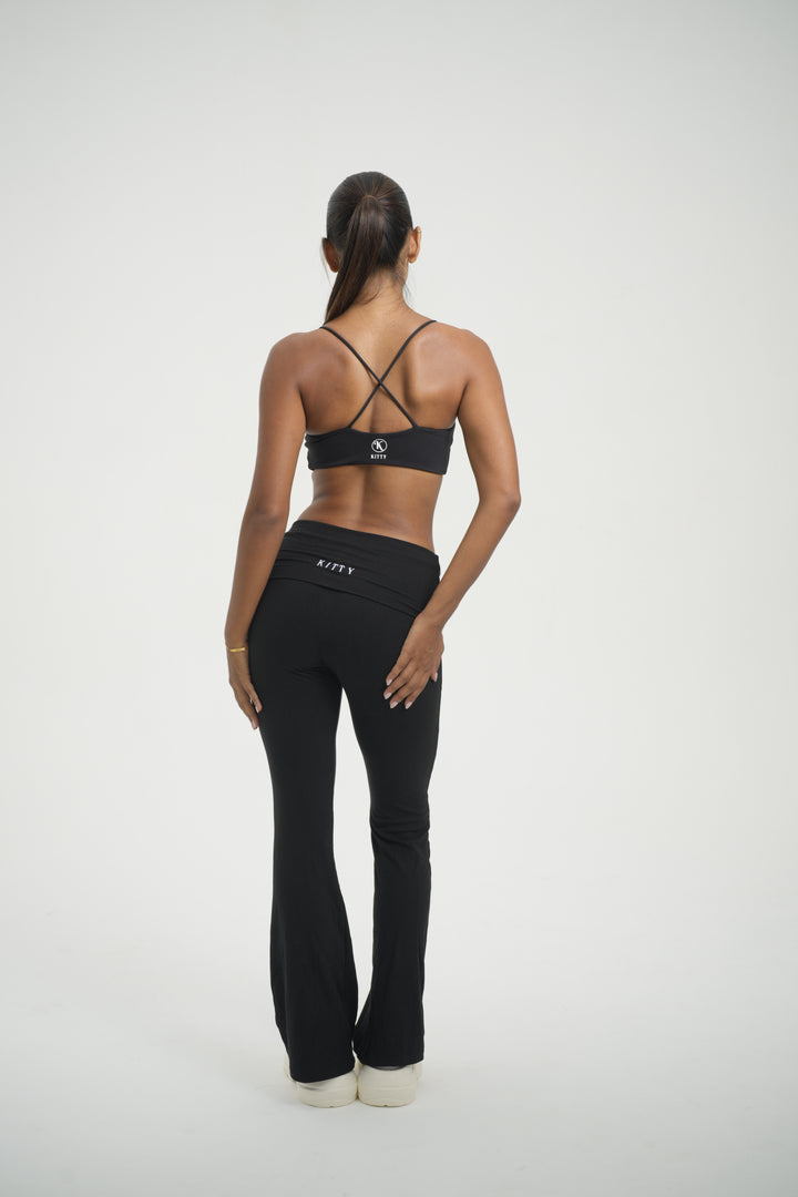 Fold Over Flare Pant