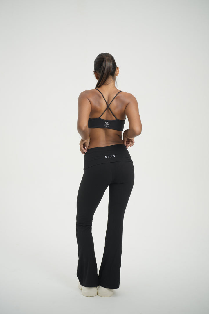 Fold Over Flare Pant