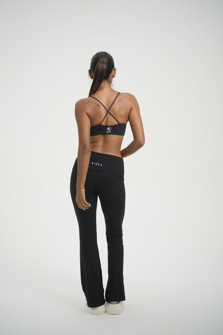 Fold Over Flare Pant