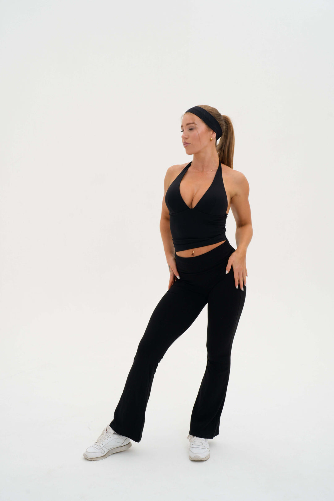 Fold Over Flare Pant - Kitty Activewear