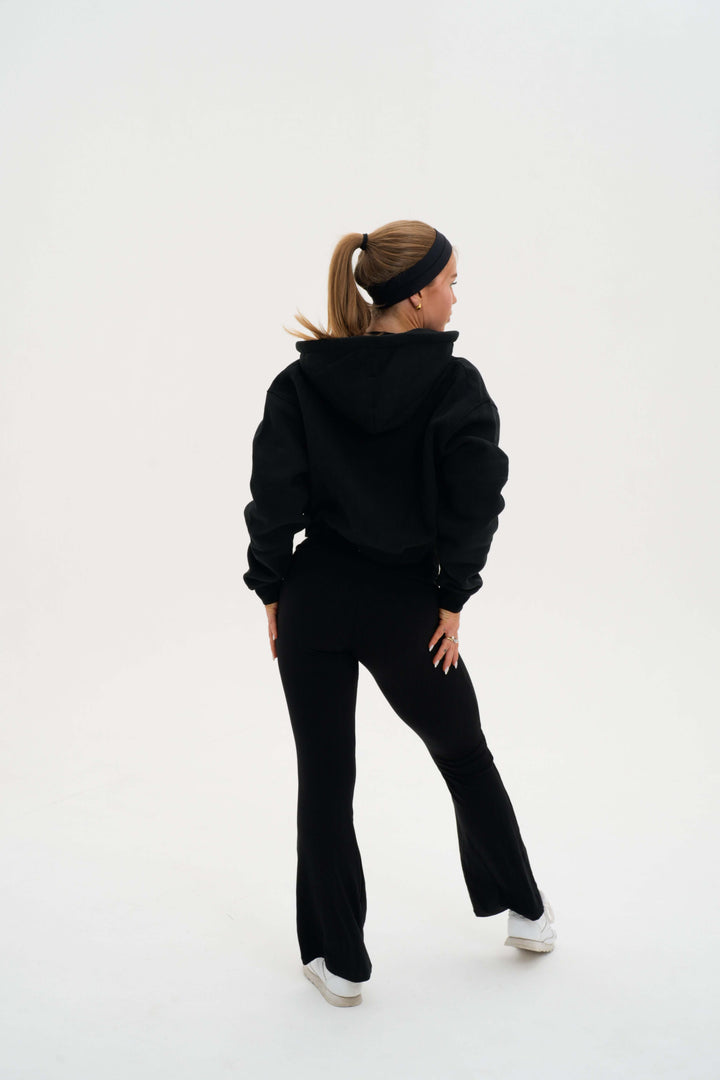 Core Cropped Zip Hoodie - Kitty Activewear