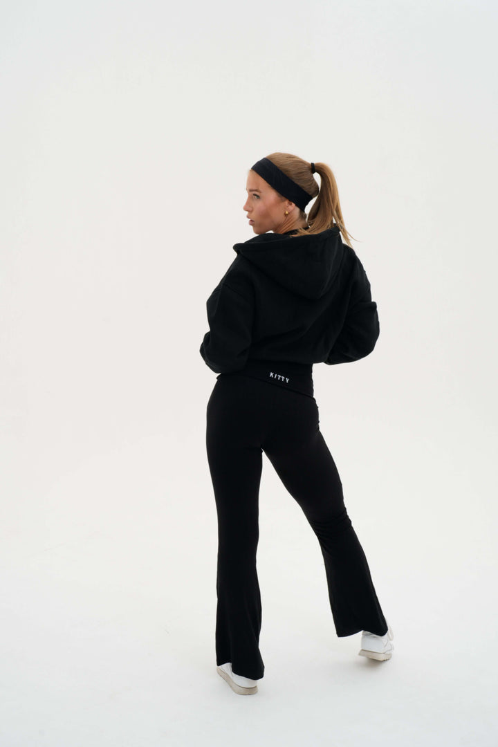 Core Cropped Zip Hoodie - Kitty Activewear