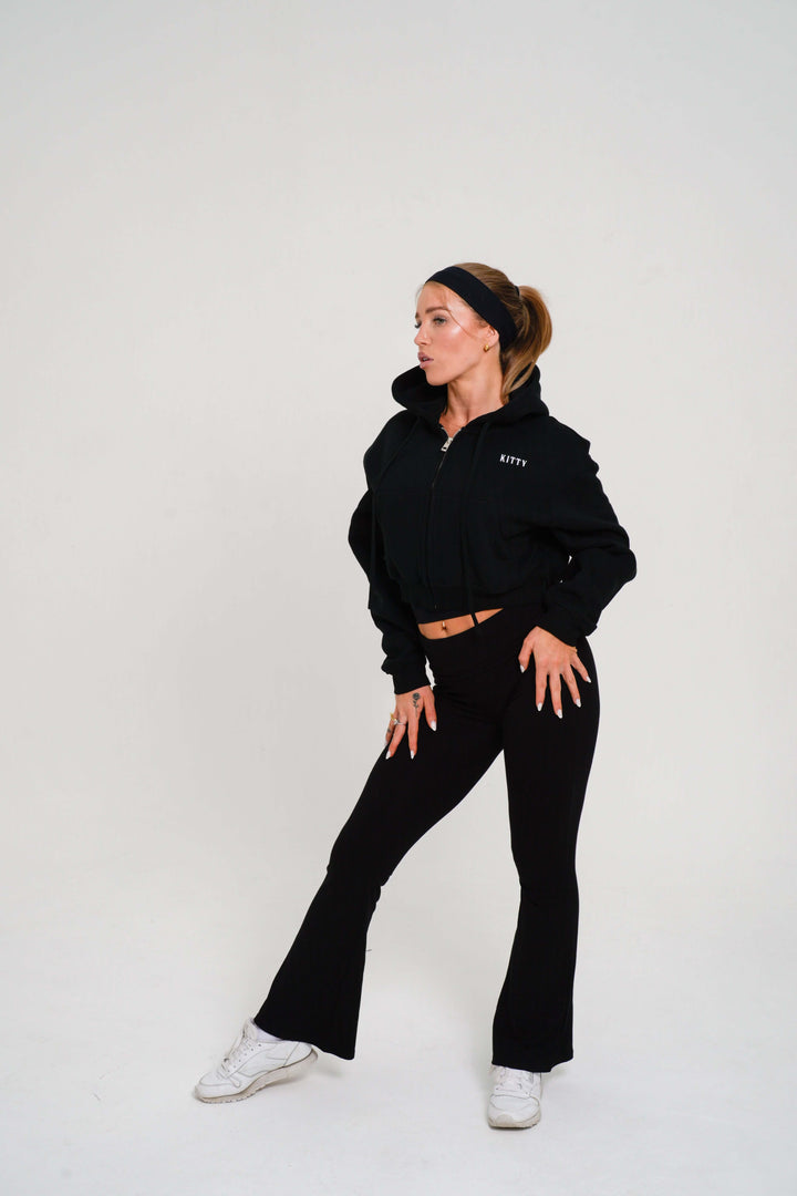 Fold Over Flare Pant - Kitty Activewear