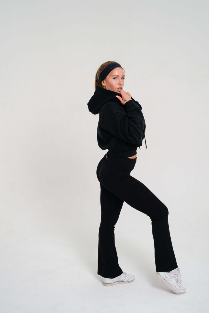 Fold Over Flare Pant - Kitty Activewear