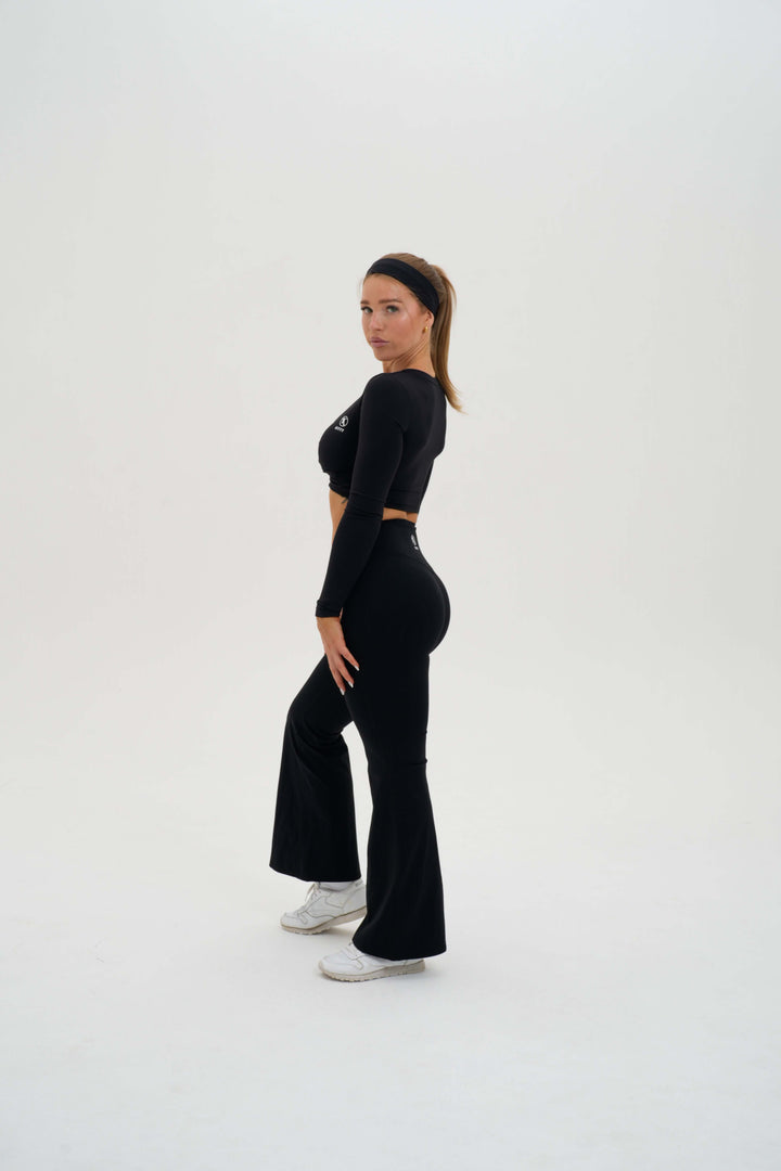 Classic Flare Pant Bubblegum - Kitty Activewear