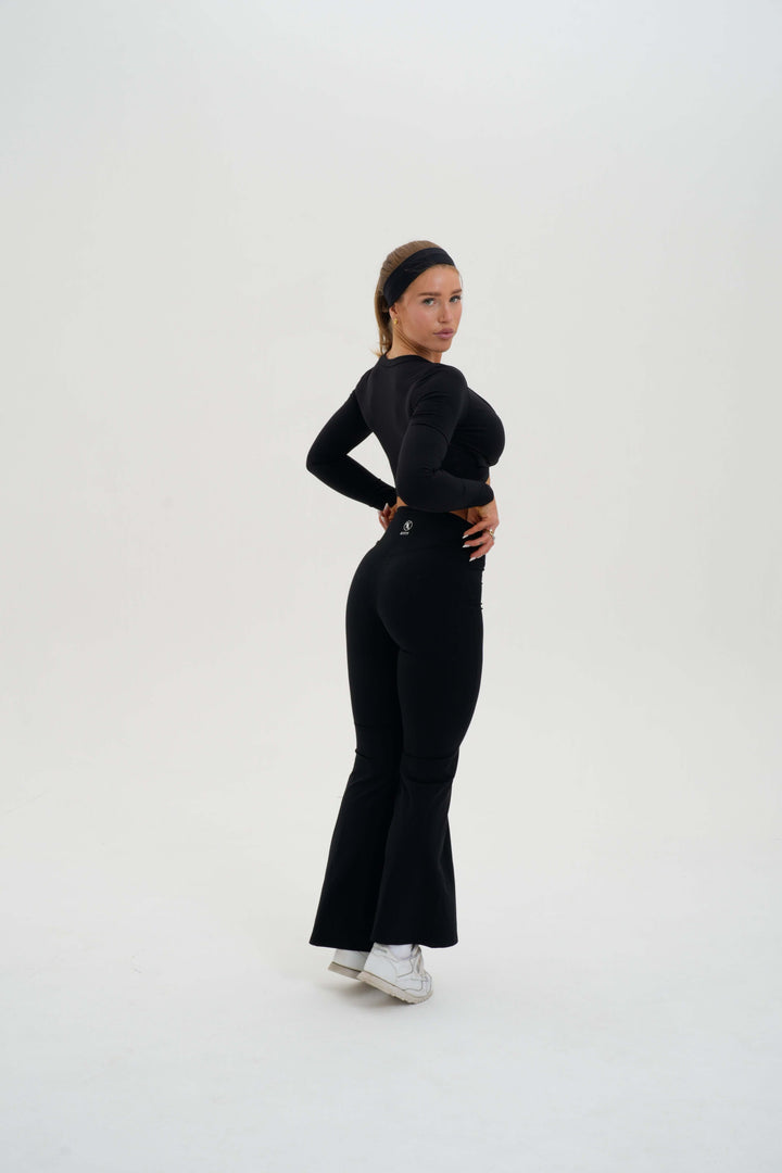 V Neck Long Sleeve - Kitty Activewear