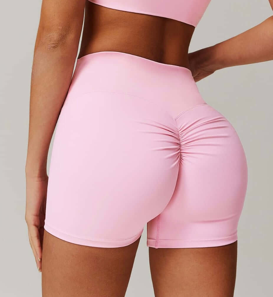 Core Scrunch Short Strawberry - Kitty Activewear