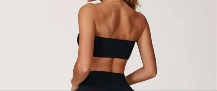 Core Bandeau Black - Kitty Activewear