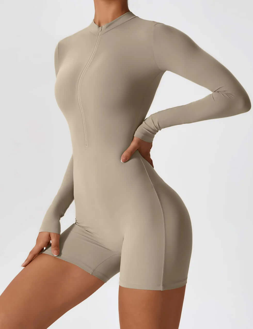 Sierra Long Sleeve Romper - Kitty Activewear